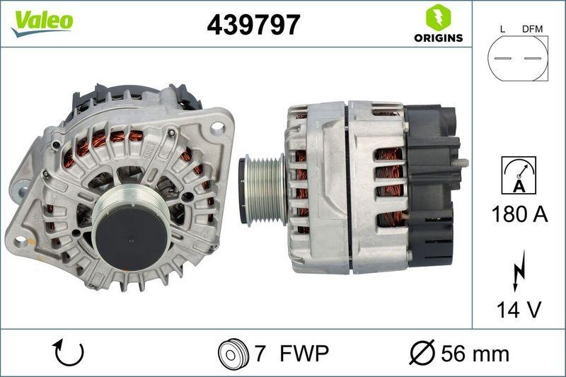 VALEO Generator VALEO ORIGINS NEW OE TECHNOLOGIE