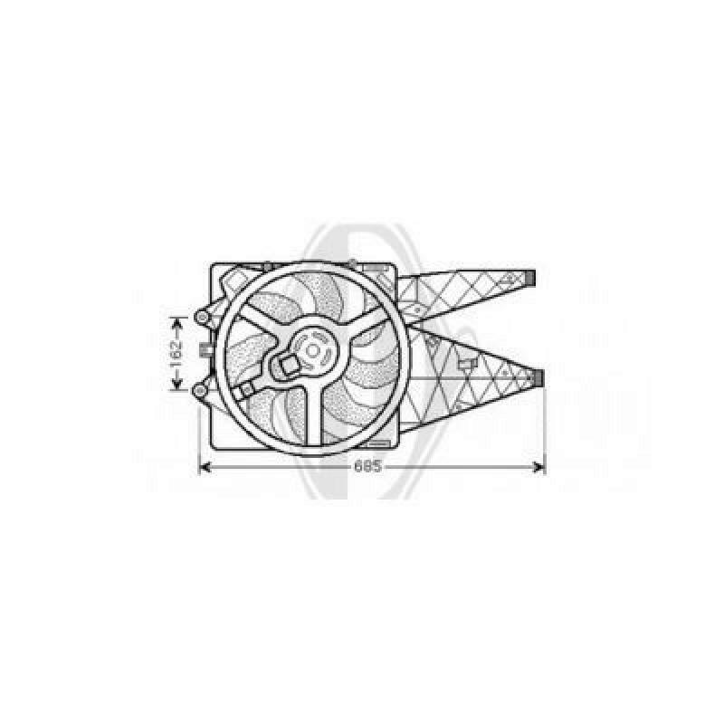 DIEDERICHS Lüfter, Motorkühlung DIEDERICHS Climate