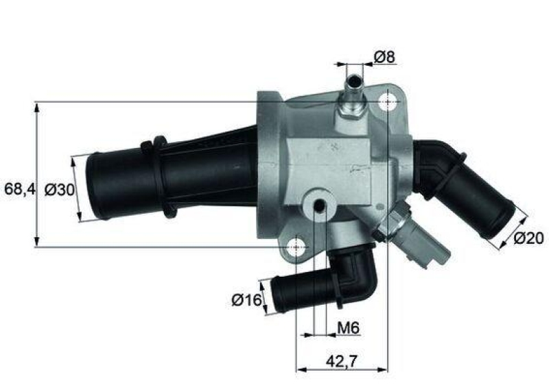 MAHLE Thermostat, coolant