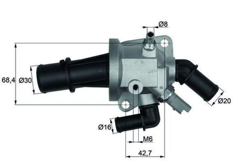 MAHLE Thermostat für Kühlmittel / Kühlerthermostat