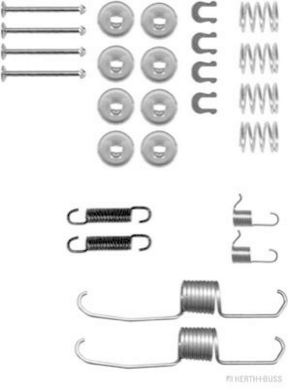 HERTH+BUSS JAKOPARTS Accessory Kit, brake shoes