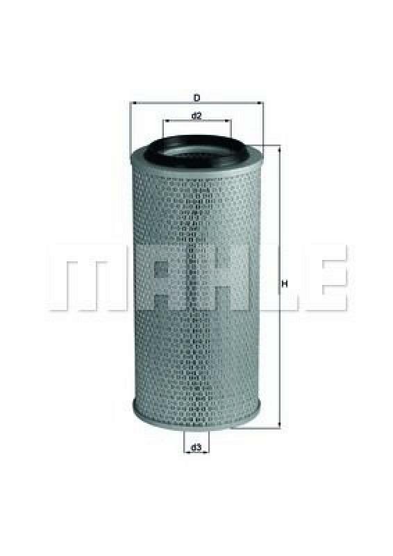 MAHLE ORIGINAL Luftfilter