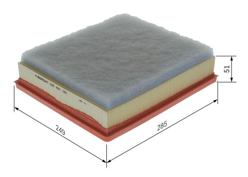 BOSCH Luftfilter F 026 400 166