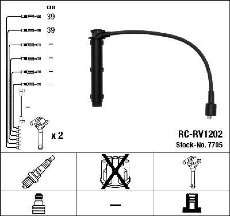 NGK Ignition Cable Kit