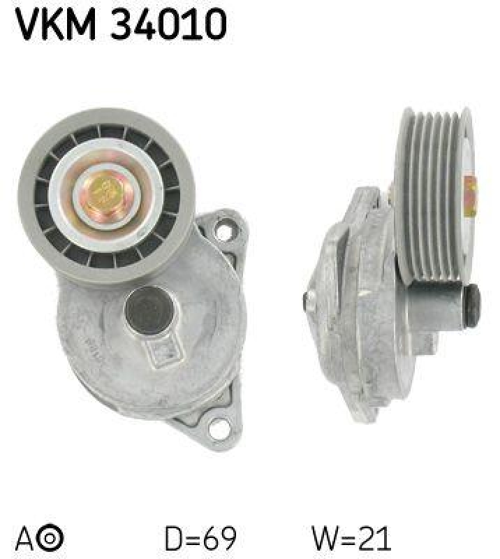 SKF Riemenspanner, Keilrippenriemen