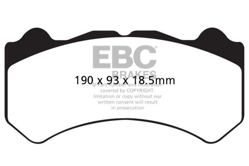 EBC Brakes High Performance Brake Pad Set