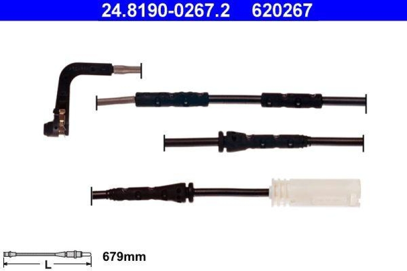 ATE Warning Contact, brake pad wear