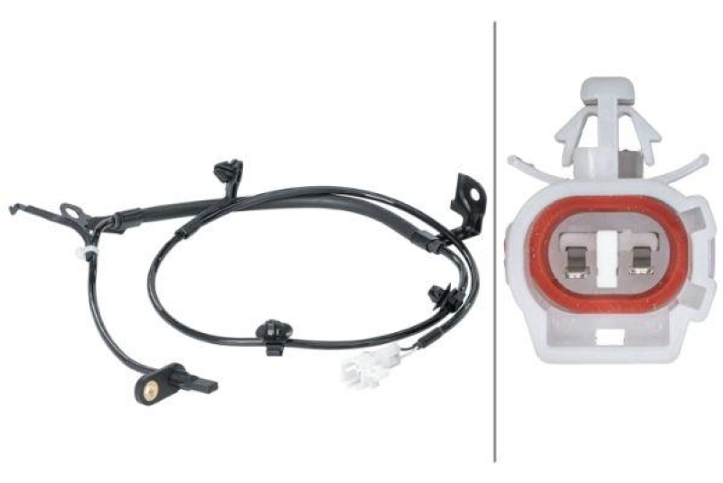 HELLA Sensor, Raddrehzahl 6PU 012 679-801