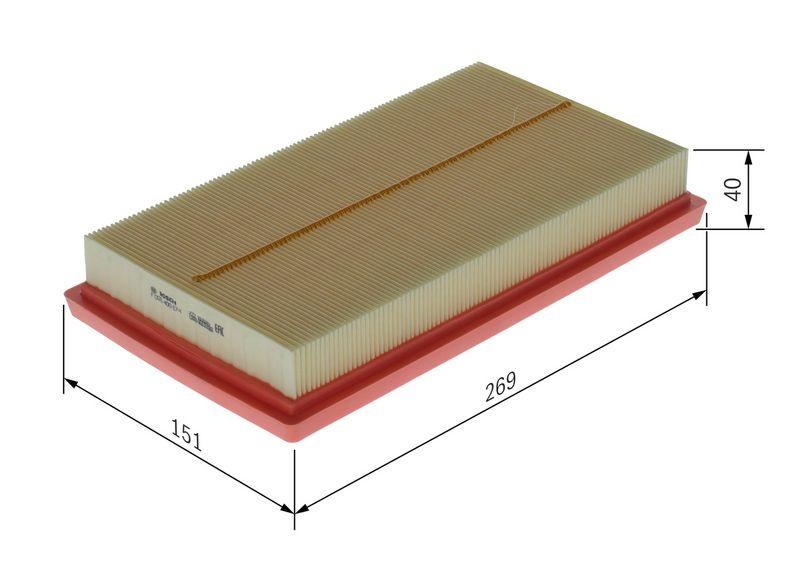BOSCH Luftfilter F 026 400 674