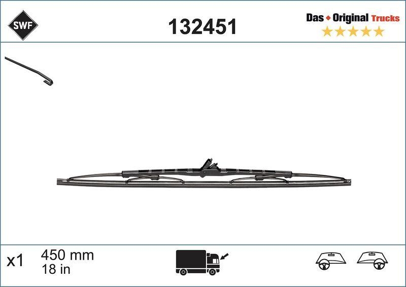 SWF Wischblatt DAS ORIGINAL TRUCKS 132451