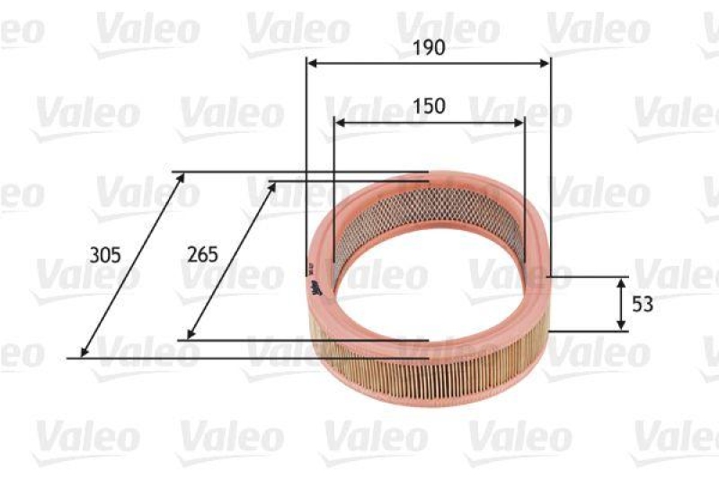 VALEO Luftfilter 585627