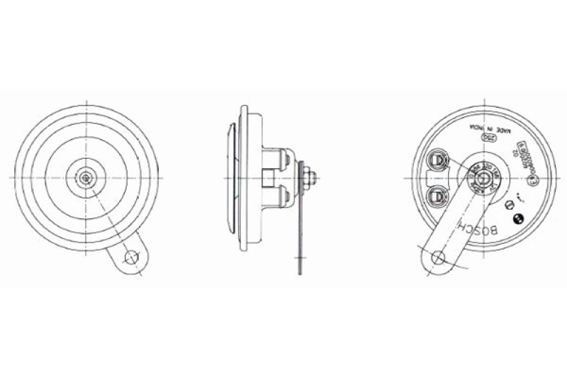 BOSCH Brake Pad Set, disc brake