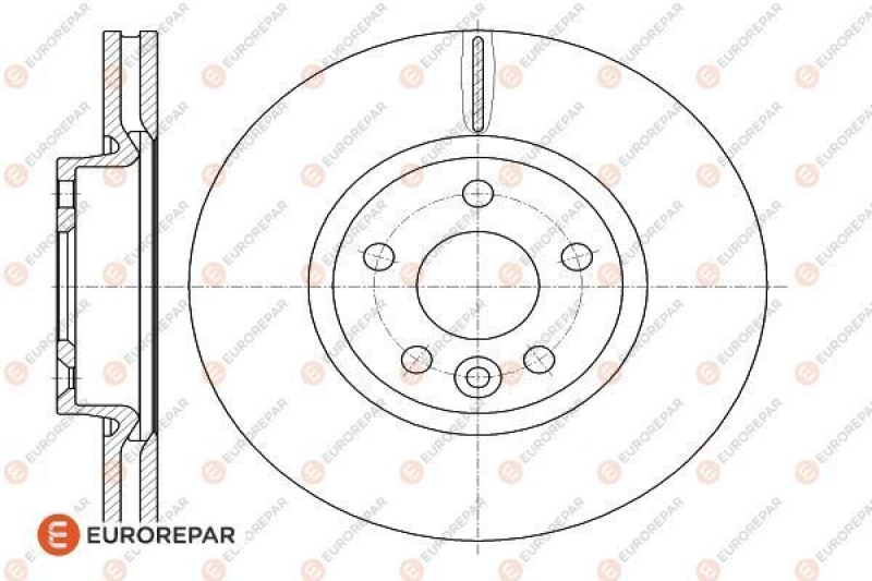 2x EUROREPAR Bremsscheibe