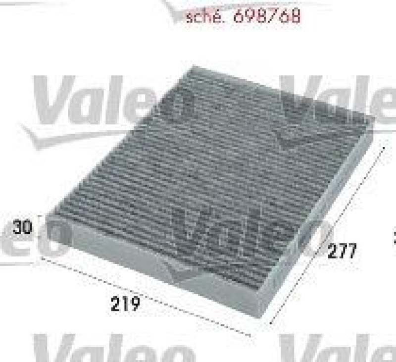 VALEO Filter, interior air VALEO PROTECT
