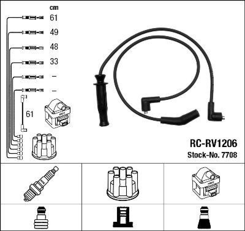 NGK Ignition Cable Kit
