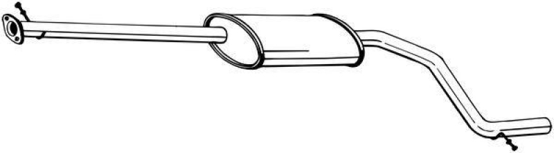 BOSAL Mittelschalldämpfer