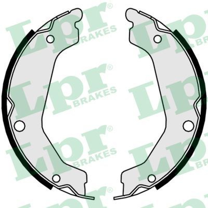 LPR Brake Shoe Set, parking brake