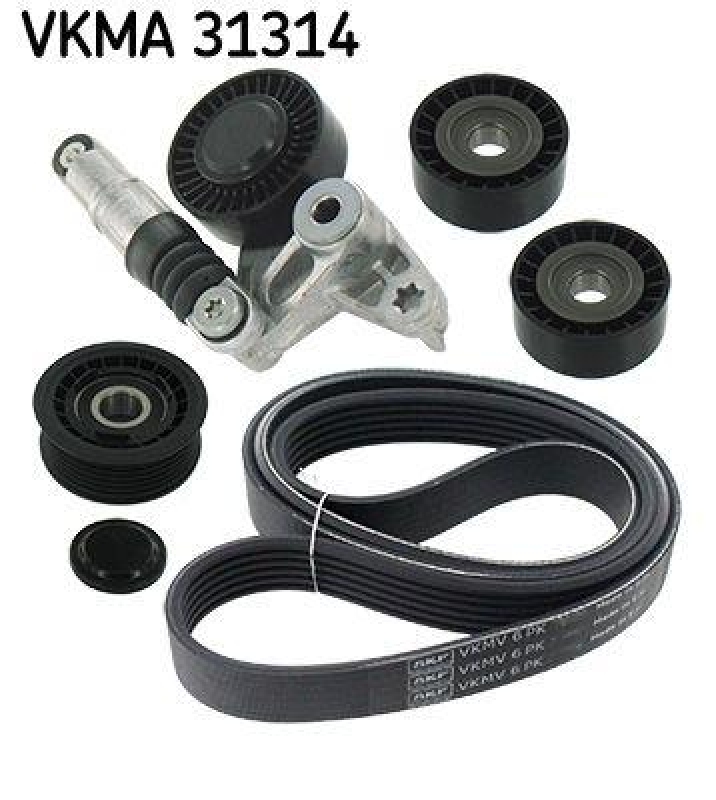 SKF V-Ribbed Belt Set