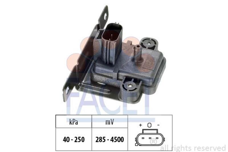 FACET Luftdrucksensor, Höhenanpassung Made in Italy - OE Equivalent