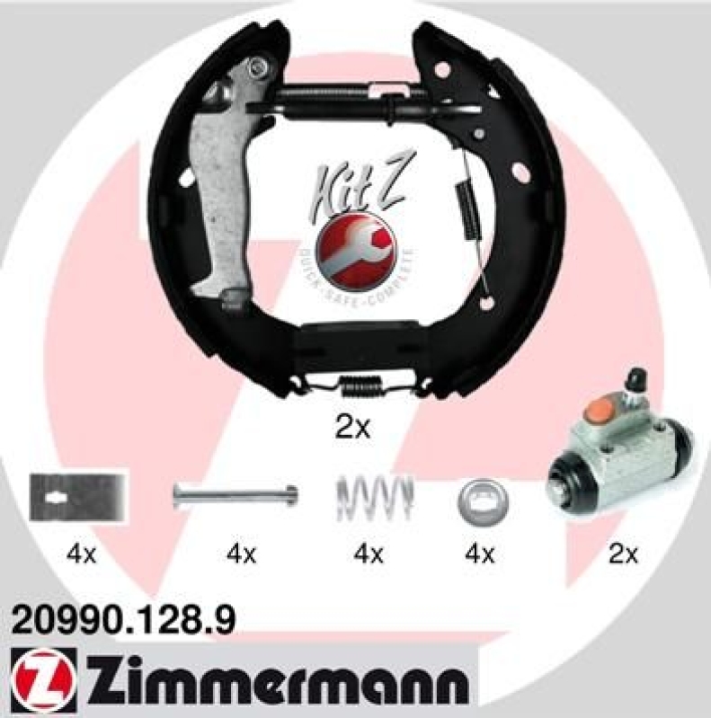 ZIMMERMANN Brake Shoe Set KIT Z