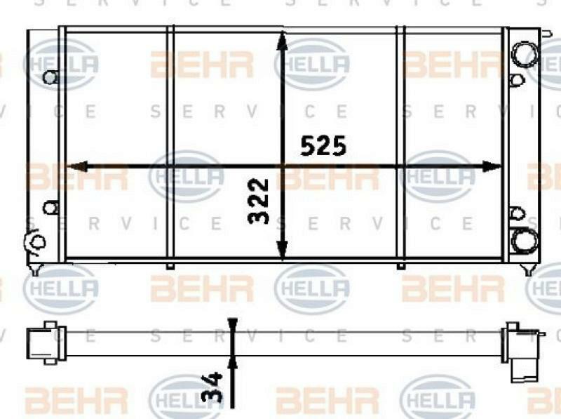 HELLA K&uuml;hler, Motork&uuml;hlung 8MK 376 713-304