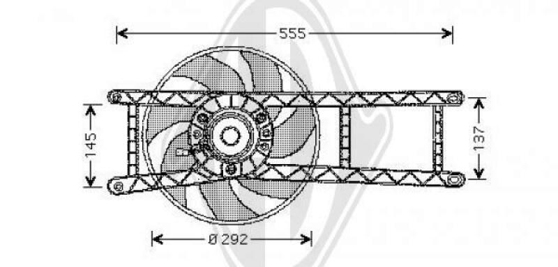 DIEDERICHS Lüfter, Motorkühlung DIEDERICHS Climate