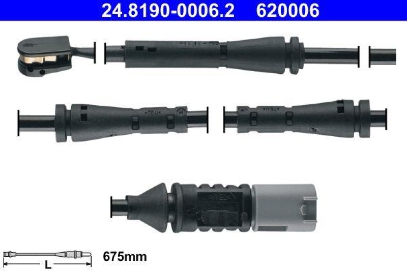 ATE Warning Contact, brake pad wear
