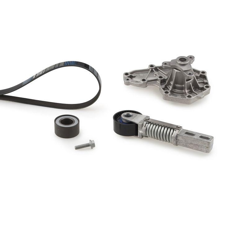 GATES Water Pump + V-Ribbed Belt Set Micro-V® Kit