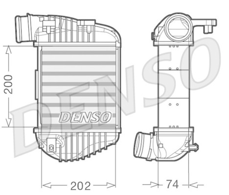 DENSO Intercooler, charger