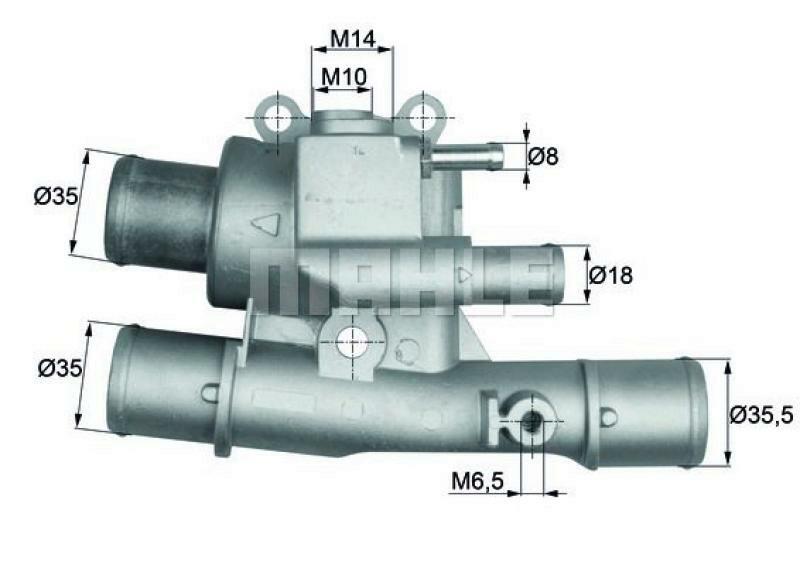 BEHR Thermostat, coolant