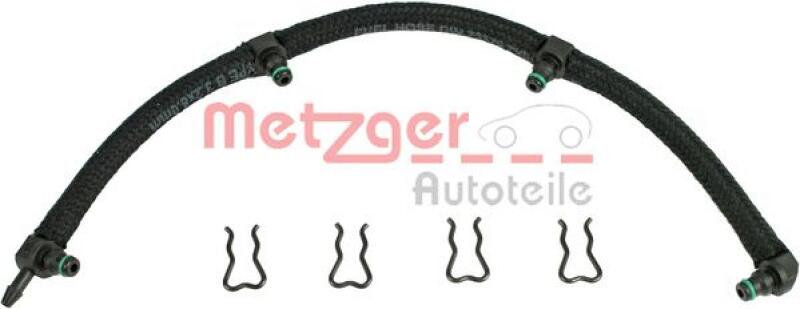 METZGER Hose, fuel overflow
