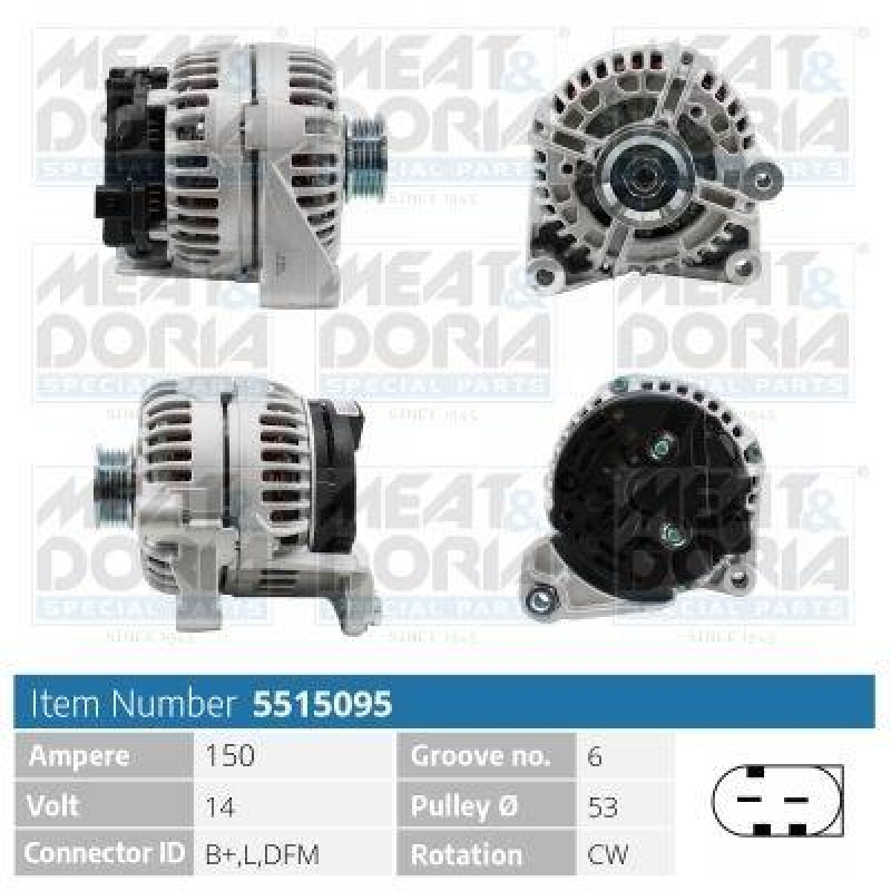 MEAT & DORIA Generator 5515095