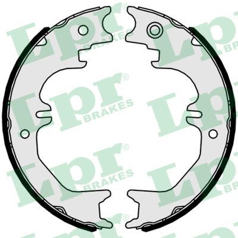 LPR Brake Shoe Set, parking brake