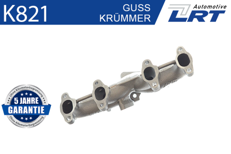 LRT Krümmer, Abgasanlage