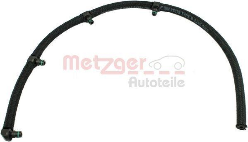 METZGER Hose, fuel overflow