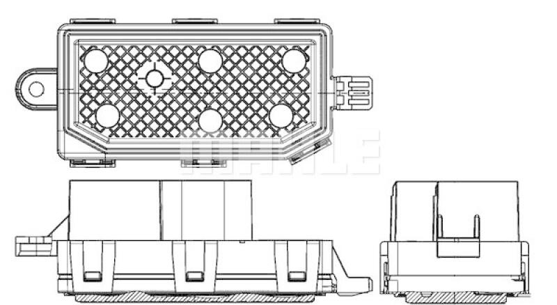 MAHLE Regler, Innenraumgebläse BEHR *** PREMIUM LINE ***