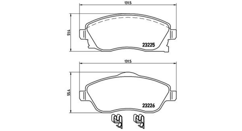 MAGNETI MARELLI Brake Pad Set, disc brake