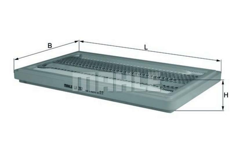 MAHLE ORIGINAL Luftfilter LX 252