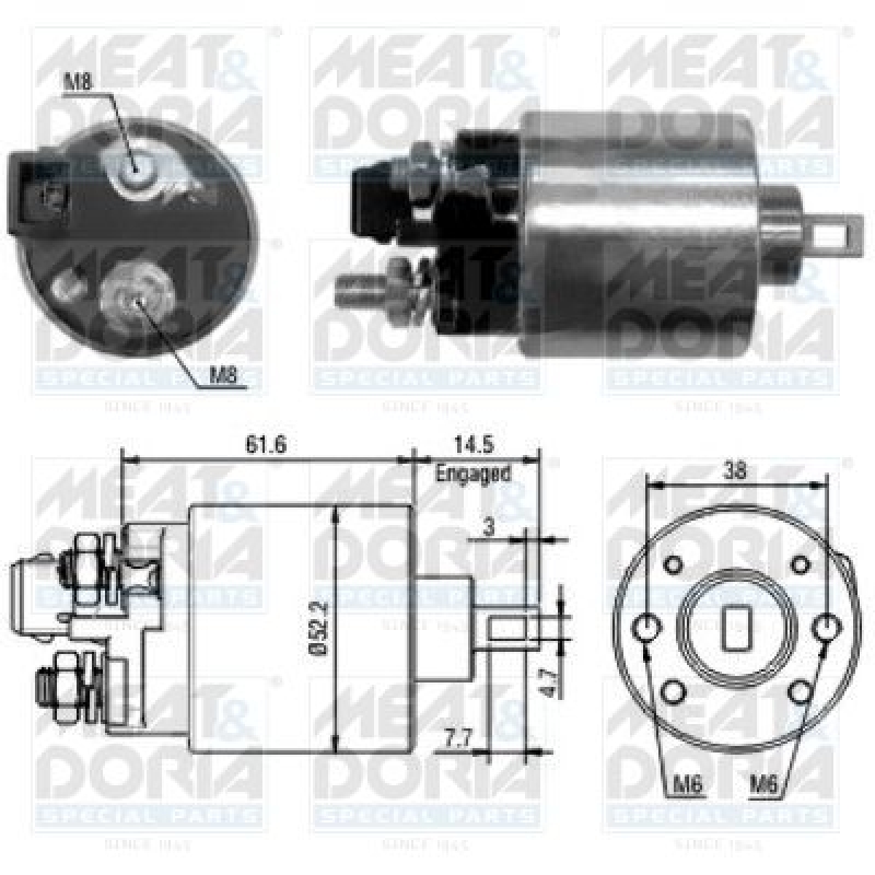 MEAT &amp; DORIA Solenoid Switch, starter