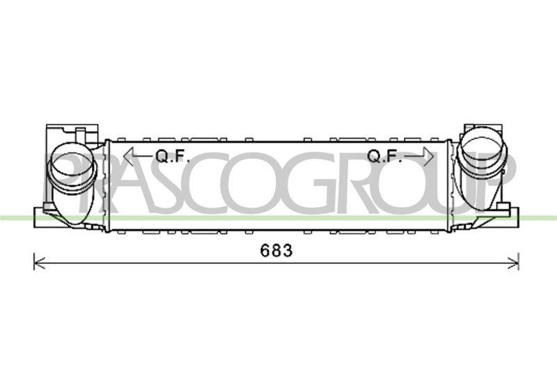PRASCO Ladeluftk&uuml;hler PrascoSelection BM123N001