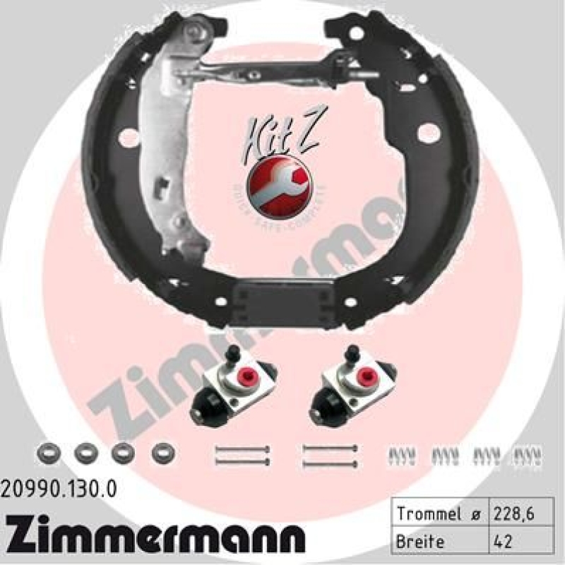 ZIMMERMANN Bremsbackensatz KIT Z