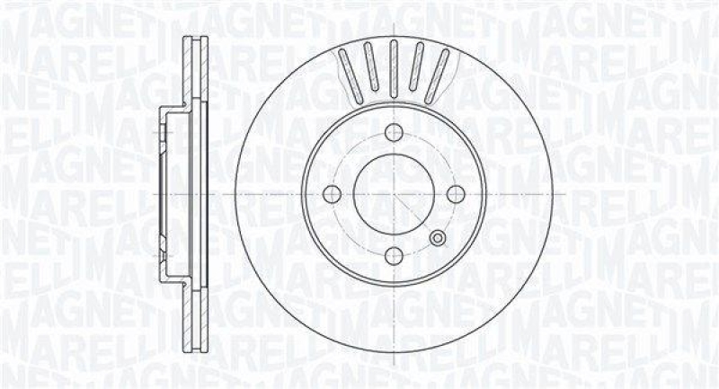 MAGNETI MARELLI Bremsscheibe 361302040250