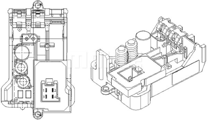 MAHLE Regler, Innenraumgebläse BEHR *** PREMIUM LINE ***