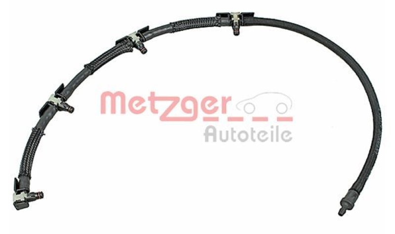 METZGER Hose, fuel overflow