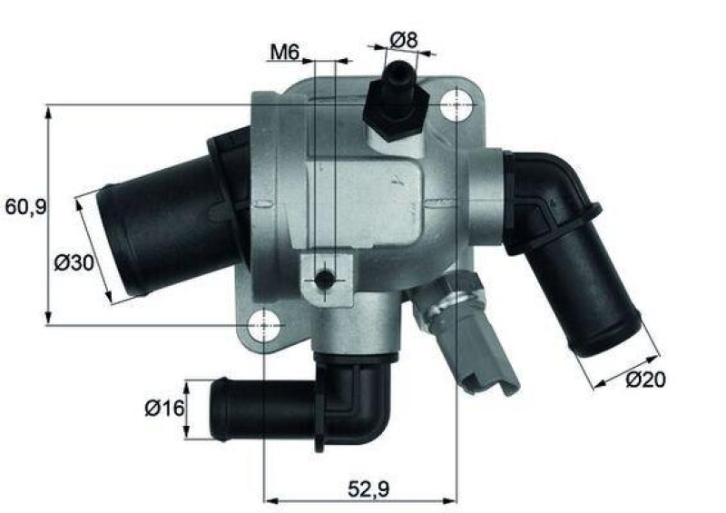MAHLE Thermostat, coolant