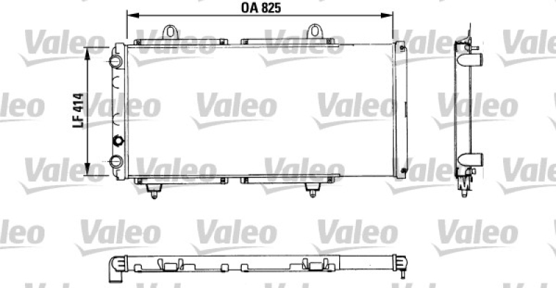 VALEO K&uuml;hler, Motork&uuml;hlung 883765