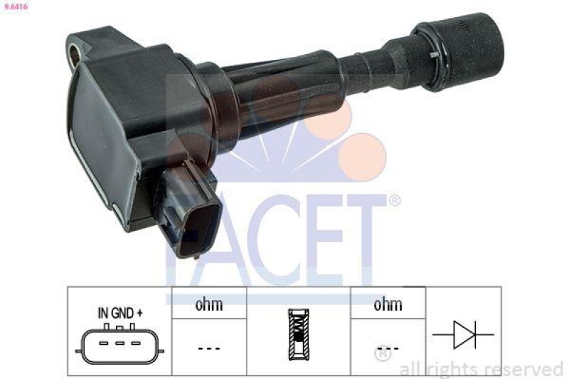 FACET Ignition Coil OE Equivalent