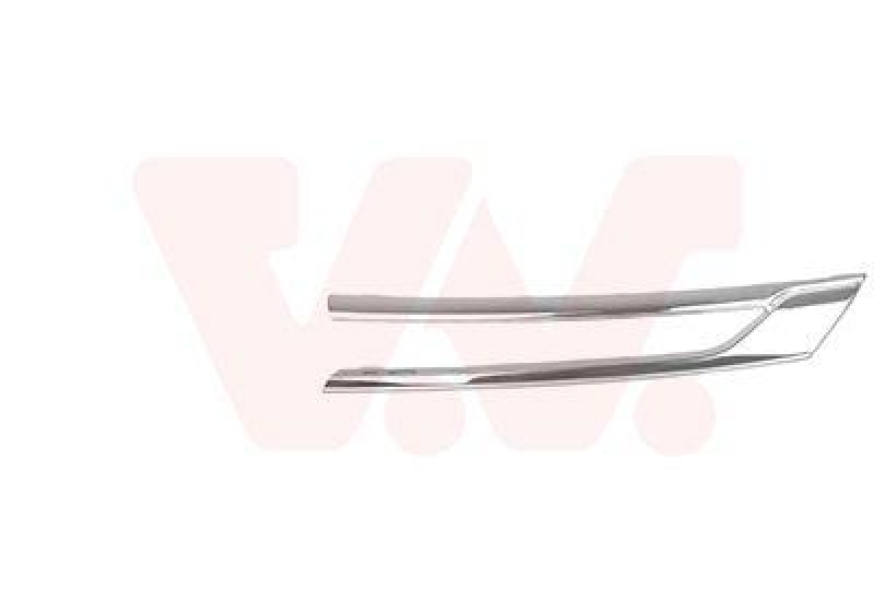 VAN WEZEL Trim/Protective Strip, radiator grille