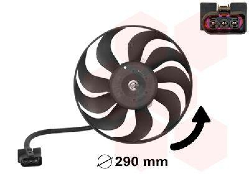 VAN WEZEL Lüfter, Motorkühlung 5888745