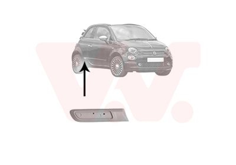VAN WEZEL Trim/Protective Strip, sidewall